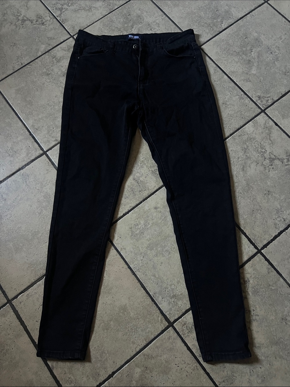 Wax Jean Men's Skinny Jeans in Black